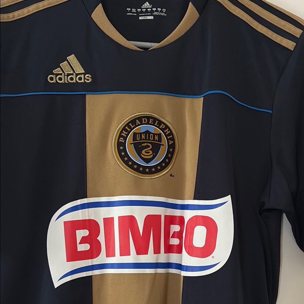 Adidas Philadelphia Union Black and Gold Jersey